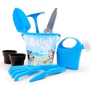 Toyland ® Bluey Lot de 9 Accessoires de Jardin avec Seau, Arrosoir, 2 Pots de Fleurs et 6 Outils de Jardinage Inclus Âge 24 Mois + - Publicité Toyland ® Bluey Lot de 9 Accessoires de Jardin avec Seau, Arrosoir, 2 Pots de Fleurs et 6 Outils de Jardinage Inclus Âge 24 Mois + - Publicité