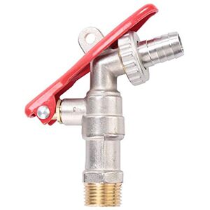 Huairdum Robinet d'eau verrouillable, outil de jardin extérieur pour la maison du robinet verrouillable de robinet de filetage en laiton 1/2 - Publicité Huairdum Robinet d'eau verrouillable, outil de jardin extérieur pour la maison du robinet verrouillable de robinet de filetage en laiton 1/2 - Publicité