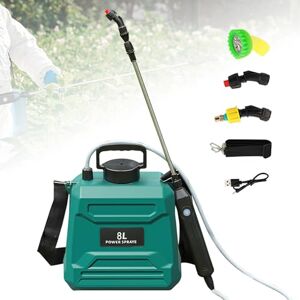 Vulaop Pulvérisateur Électrique 5L/8L Rechargeable, Pulvérisateur à Dos Jardin avec 3 Buses Réglables et Canne Télescopique – Autonomie 120 Min, pour Arrosage et Désherbage (Vert 8L) - Publicité Vulaop Pulvérisateur Électrique 5L/8L Rechargeable, Pulvérisateur à Dos Jardin avec 3 Buses Réglables et Canne Télescopique – Autonomie 120 Min, pour Arrosage et Désherbage (Vert 8L) - Publicité