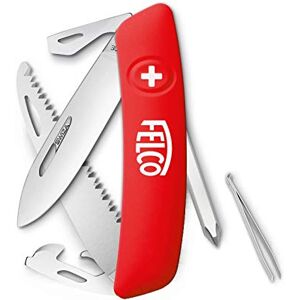 FELCO 506 Couteau suisse, couteau pliant, couteau à ressort (10 fonctions; incl. tournevis et scie; lame robuste en acier inoxydable; manche "Soft Touch" résistant aux rayures) 506, rouge - Publicité FELCO 506 Couteau suisse, couteau pliant, couteau à ressort (10 fonctions; incl. tournevis et scie; lame robuste en acier inoxydable; manche "Soft Touch" résistant aux rayures) 506, rouge - Publicité