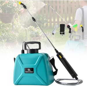 PORFOYO Pulverisateur Electrique 5L, Pulverisateur de Jardin, Pulverisateur a Pression avec 3 Buses Réglables et Pistolet Pulvérisateur, Télescopique Rechargeable Pulvérisateur à Dos pour Jardin Cour Pelouse - Publicité PORFOYO Pulverisateur Electrique 5L, Pulverisateur de Jardin, Pulverisateur a Pression avec 3 Buses Réglables et Pistolet Pulvérisateur, Télescopique Rechargeable Pulvérisateur à Dos pour Jardin Cour Pelouse - Publicité