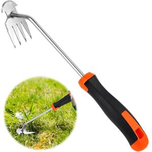 mizikuu 35cm Outil de Désherbage Manuel, 4 Dents Outil de Desherbeur Jardinage Arrache Mauvaise Herbe Acier Inoxydable avec Long Manche pour Enlever Racines Mauvaises Herbes - Publicité mizikuu 35cm Outil de Désherbage Manuel, 4 Dents Outil de Desherbeur Jardinage Arrache Mauvaise Herbe Acier Inoxydable avec Long Manche pour Enlever Racines Mauvaises Herbes - Publicité