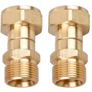 QRONCES Lot de 2 raccords rotatifs M22 14 mm pour nettoyeur haute pression Raccord rotatif pour nettoyeur haute pression - Publicité QRONCES Lot de 2 raccords rotatifs M22 14 mm pour nettoyeur haute pression Raccord rotatif pour nettoyeur haute pression - Publicité