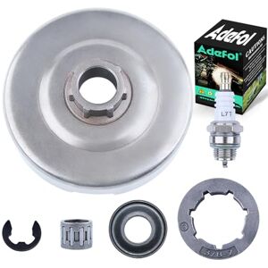 Adefol Pignon Kit de Pièces pour Tronconneuse Husqvarna 372 371 365 362 XP et Jonsered 2172 2171 2165 2163 2071 2065 2063, Tambour Embrayage + Pignon de Jante + Bougie Allumage 6 en 1 - Publicité Adefol Pignon Kit de Pièces pour Tronconneuse Husqvarna 372 371 365 362 XP et Jonsered 2172 2171 2165 2163 2071 2065 2063, Tambour Embrayage + Pignon de Jante + Bougie Allumage 6 en 1 - Publicité