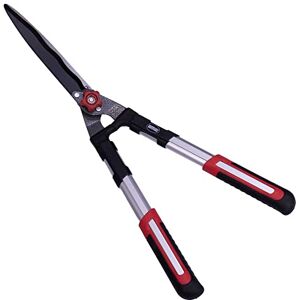 Amig Taille-Haie à Deux Mains, Lame en Acier Trempé Revêtue de Téflon, 600 mm, Manche en Aluminium Antidérapant, Coupe Ondulée pour une Taille Optimale et Précise des Haies de Jardin - Publicité Amig Taille-Haie à Deux Mains, Lame en Acier Trempé Revêtue de Téflon, 600 mm, Manche en Aluminium Antidérapant, Coupe Ondulée pour une Taille Optimale et Précise des Haies de Jardin - Publicité