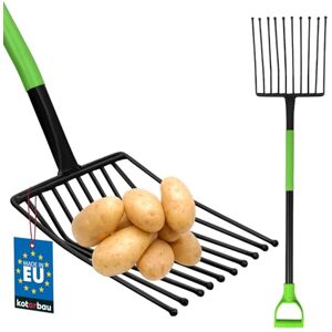 KOTARBAU ® Fourchette à Pommes de Terre Fourche de Jardin 10 Dents Fourche à Bêcher avec Manche en Métal 120 cm Fourche à Compost à Fumier Outil de Jardinage Accessoire de Jardin - Publicité KOTARBAU ® Fourchette à Pommes de Terre Fourche de Jardin 10 Dents Fourche à Bêcher avec Manche en Métal 120 cm Fourche à Compost à Fumier Outil de Jardinage Accessoire de Jardin - Publicité