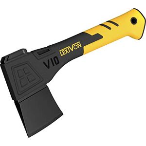 LEXIVON Hachette Bois V10 – Hache Merlin Bois Fendre 25 cm Manche Ergonomique en Composite Fibre de Verre avec Grip en Caoutchouc TPR Étui de Transport Inclus (LX-V10) - Publicité LEXIVON Hachette Bois V10 – Hache Merlin Bois Fendre 25 cm Manche Ergonomique en Composite Fibre de Verre avec Grip en Caoutchouc TPR Étui de Transport Inclus (LX-V10) - Publicité
