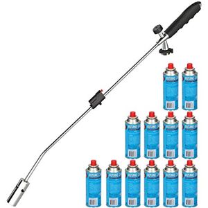 Peters-Living Désherbeur + 12 cartouches de gaz butane Appareil de flambage Désherbeur Brûleur à gaz - Publicité Peters-Living Désherbeur + 12 cartouches de gaz butane Appareil de flambage Désherbeur Brûleur à gaz - Publicité
