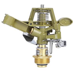 Jenngaoo Arroseur Jardin G3/4'', Filetage Externe en Alliage d'Aluminium à 360 °, Buse d'Irrigation à Culbuteur Réglable, Arroseur Pelouse Asperseur Arrosage pour Système d'Irrigation de Pelouse - Publicité Jenngaoo Arroseur Jardin G3/4'', Filetage Externe en Alliage d'Aluminium à 360 °, Buse d'Irrigation à Culbuteur Réglable, Arroseur Pelouse Asperseur Arrosage pour Système d'Irrigation de Pelouse - Publicité