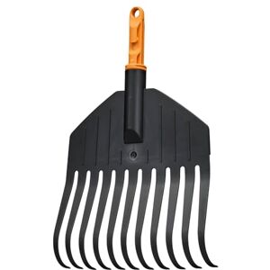 Fiskars OneClick Râteau à Feuilles S, pour Les Parterres et Les Endroits Exigus, Changement Facile en Un Clic, Dents Souples et Flexibles, Noir/Orange, 1082704 - Publicité Fiskars OneClick Râteau à Feuilles S, pour Les Parterres et Les Endroits Exigus, Changement Facile en Un Clic, Dents Souples et Flexibles, Noir/Orange, 1082704 - Publicité