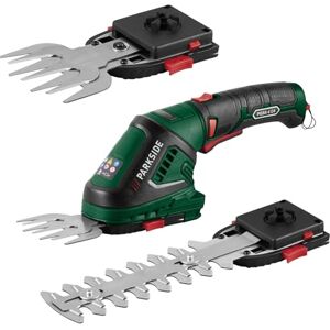 Parkside HKM Akku Technik PGSA 4 Ciseaux à gazon et arbustes Alimenté par pile,sans fil avec poignée souple rotative Chargeur USB,Vert - Publicité Parkside HKM Akku Technik PGSA 4 Ciseaux à gazon et arbustes Alimenté par pile,sans fil avec poignée souple rotative Chargeur USB,Vert - Publicité