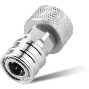 Yitexin Coupleurs de Nettoyeurs Haute Pression, 3/4" GHT à 1/4" Raccordement Haute Pression Connecteur de tuyau Convertisseur pour buse Fixation de Pistolet de Pulvérisation Electrique Nettoyage (1 Pack) - Publicité Yitexin Coupleurs de Nettoyeurs Haute Pression, 3/4" GHT à 1/4" Raccordement Haute Pression Connecteur de tuyau Convertisseur pour buse Fixation de Pistolet de Pulvérisation Electrique Nettoyage (1 Pack) - Publicité