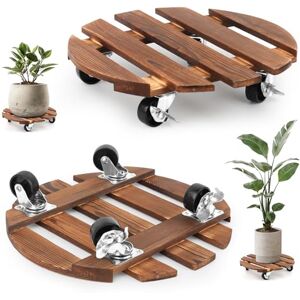 NVIYAM 2 pièces Chariot pour plantes, 30 cm Rond Plateau roulant pour plantes, Chariot pour plantes résistant aux intempéries, Sous-verre pour pot de fleurs avec roulettes, Plateau roulant pour - Publicité NVIYAM 2 pièces Chariot pour plantes, 30 cm Rond Plateau roulant pour plantes, Chariot pour plantes résistant aux intempéries, Sous-verre pour pot de fleurs avec roulettes, Plateau roulant pour - Publicité