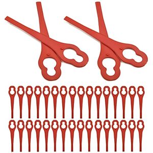 Chuancheng Lot de 40 lames en plastique pour coupe-bordures sans fil Parkside PRTA 20-Li A1-LIDL - Publicité Chuancheng Lot de 40 lames en plastique pour coupe-bordures sans fil Parkside PRTA 20-Li A1-LIDL - Publicité