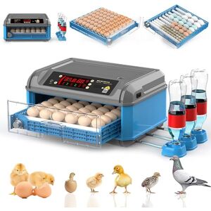 WhFKLca Incubateurs Automatique, Incubateur Et Couveuse De 24 à 192 œUfs,Retournement Automatique des œUfs + Ajout Automatique d'eau + ContrôLe De La TempéRature/Humidité, Double Alimentation,36eggs - Publicité WhFKLca Incubateurs Automatique, Incubateur Et Couveuse De 24 à 192 œUfs,Retournement Automatique des œUfs + Ajout Automatique d'eau + ContrôLe De La TempéRature/Humidité, Double Alimentation,36eggs - Publicité