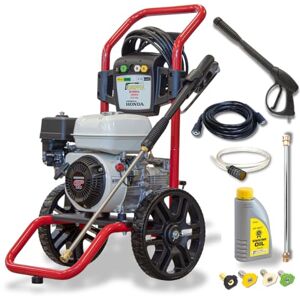 WASPPER ✦ Nettoyeur Haute Pression à Essence Powered by et pour Moteur Honda GP160 ✦ 2900 PSI ✦ 163cc Machine portative à Haute Pression de laveuse à Jet d'eau W2900HA Rouge - Publicité WASPPER ✦ Nettoyeur Haute Pression à Essence Powered by et pour Moteur Honda GP160 ✦ 2900 PSI ✦ 163cc Machine portative à Haute Pression de laveuse à Jet d'eau W2900HA Rouge - Publicité