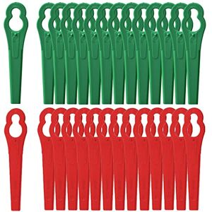 Chuancheng Lot de 200 lames de coupe en plastique pour coupe-bordures Einhell 83 mm (100 rouges + 100 vertes) - Publicité Chuancheng Lot de 200 lames de coupe en plastique pour coupe-bordures Einhell 83 mm (100 rouges + 100 vertes) - Publicité