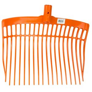 Holland Animal Care Fourche à fumier en plastique (orange) - Publicité Holland Animal Care Fourche à fumier en plastique (orange) - Publicité