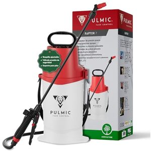 PULMIC TAKE CONTROL Pulmic Raptor 7 Pulvérisateur à pression 5 l, sac à dos manuel pour jardin et agriculture, lance fibre de verre 62 cm, buse réglable, 1,5 – 2,5 bar, réservoir en polypropylène, sangle réglable - Publicité PULMIC TAKE CONTROL Pulmic Raptor 7 Pulvérisateur à pression 5 l, sac à dos manuel pour jardin et agriculture, lance fibre de verre 62 cm, buse réglable, 1,5 – 2,5 bar, réservoir en polypropylène, sangle réglable - Publicité