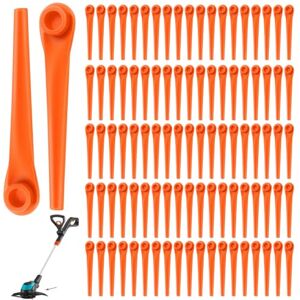 Chuancheng Lot de 100 Lames de Rechange en Plastique pour Coupe-Bordures Gardena 9823 9825 9820 9821 Lames débroussailleuse 70mm - Publicité Chuancheng Lot de 100 Lames de Rechange en Plastique pour Coupe-Bordures Gardena 9823 9825 9820 9821 Lames débroussailleuse 70mm - Publicité