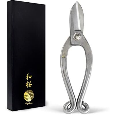 Wazakura Ikenobo Ikebana Ciseaux en Acier Inoxidable Haute Qualité Yasugi 16,5cm, Haute Précision Poignée Warabi, Art Floral & Jardinage Outil Fabriqué au Japon Pour Arrangement Floral - Publicité Wazakura Ikenobo Ikebana Ciseaux en Acier Inoxidable Haute Qualité Yasugi 16,5cm, Haute Précision Poignée Warabi, Art Floral & Jardinage Outil Fabriqué au Japon Pour Arrangement Floral - Publicité