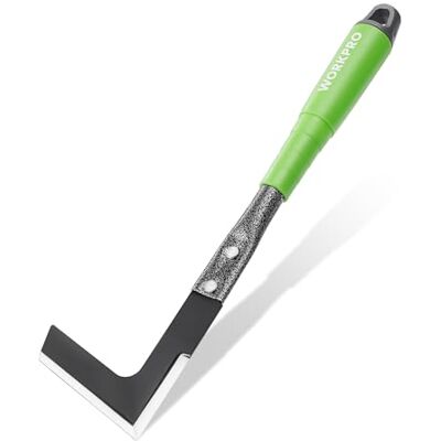 WORKPRO Désherbeur Manuel en Acier, Désherbeur à Fissures en Forme de L Extracteur de Mauvaises Herbes pour Pavés, Trottoirs et Interstices - Publicité WORKPRO Désherbeur Manuel en Acier, Désherbeur à Fissures en Forme de L Extracteur de Mauvaises Herbes pour Pavés, Trottoirs et Interstices - Publicité