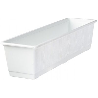 Geli LIPPERT Unimet Jardinière Blanc 100 x 17,5 x 14,5 cm - Publicité Geli LIPPERT Unimet Jardinière Blanc 100 x 17,5 x 14,5 cm - Publicité