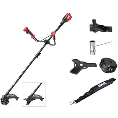 SKIL 0256CA GT1E0256CA Débroussailleuse sans Fil 2 en 1 avec Lame de 23 cm pour Herbe Dense, Mauvaises Herbes denses, Outils de Jardin, Accessoires de Jardin - Publicité SKIL 0256CA GT1E0256CA Débroussailleuse sans Fil 2 en 1 avec Lame de 23 cm pour Herbe Dense, Mauvaises Herbes denses, Outils de Jardin, Accessoires de Jardin - Publicité
