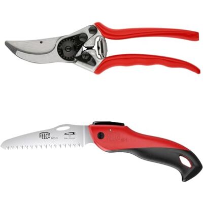 FELCO Ensemble sécateur 11 et scie pliante 601, outils indispensables pour le jardinage, coupe précise et vigne - Publicité FELCO Ensemble sécateur 11 et scie pliante 601, outils indispensables pour le jardinage, coupe précise et vigne - Publicité