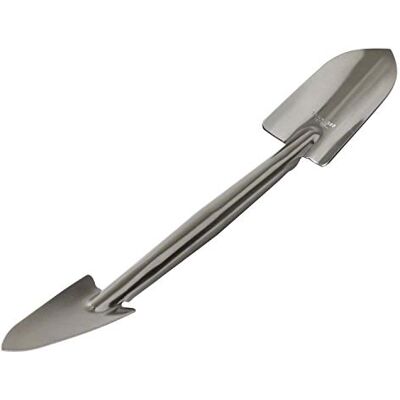 Wazakura Pelle Miniature Courbée pour Sol de Bonsaï et Plante, 255 mm FABRIQUÉE AU Japon, Outil Japonais pour Bonsai Shohin Petit Arbre, Acier Inoxydable Argenté - Publicité Wazakura Pelle Miniature Courbée pour Sol de Bonsaï et Plante, 255 mm FABRIQUÉE AU Japon, Outil Japonais pour Bonsai Shohin Petit Arbre, Acier Inoxydable Argenté - Publicité