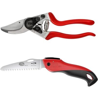 FELCO Kit sécateur 8 et scie pliante 601, outils essentiels pour un jardinage précis et une coupe de vigne - Publicité FELCO Kit sécateur 8 et scie pliante 601, outils essentiels pour un jardinage précis et une coupe de vigne - Publicité