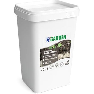 r garden R’GARDEN Coquilles Marines broyées – Barrière Naturelle Anti-limaces & escargots – Longue durée & résistante à la Pluie – Paillage décoratif minéral – Fabriqué en France (0.7, Kilogrammes) - Publicité r garden R’GARDEN Coquilles Marines broyées – Barrière Naturelle Anti-limaces & escargots – Longue durée & résistante à la Pluie – Paillage décoratif minéral – Fabriqué en France (0.7, Kilogrammes) - Publicité