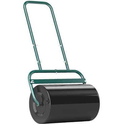 Outsunny Rouleau à Gazon Rouleau de Jardin pouvant être rempli d'eau ou de Sable, Rouleau Manuel de 50 cm de Large avec poignée en U, Volume de Remplissage de 38 litres, Rouleau à Gazon en Acier, - Publicité Outsunny Rouleau à Gazon Rouleau de Jardin pouvant être rempli d'eau ou de Sable, Rouleau Manuel de 50 cm de Large avec poignée en U, Volume de Remplissage de 38 litres, Rouleau à Gazon en Acier, - Publicité