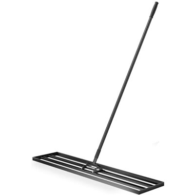 WilTec Râteau de nivellement 1219 x 254 x 2050 mm Noir 4,5 kg Acier Fin Raclette de Gazon Niveleur avec Manche 2 m Extensible Racloir Polyvalent Jardin Aménagement extérieur Golf - Publicité WilTec Râteau de nivellement 1219 x 254 x 2050 mm Noir 4,5 kg Acier Fin Raclette de Gazon Niveleur avec Manche 2 m Extensible Racloir Polyvalent Jardin Aménagement extérieur Golf - Publicité