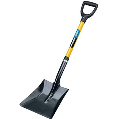 Draper 57567 Square-Mouth Shovel with Fibreglass Handle - Publicité Draper 57567 Square-Mouth Shovel with Fibreglass Handle - Publicité