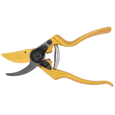 FELCO 8 lames de sécateur F-or/poignées dorées – Pour droitier, finition premium, lame durable Auco Gold, coupe précise de 25 mm, aluminium forgé, fabriqué en Suisse - Publicité FELCO 8 lames de sécateur F-or/poignées dorées – Pour droitier, finition premium, lame durable Auco Gold, coupe précise de 25 mm, aluminium forgé, fabriqué en Suisse - Publicité