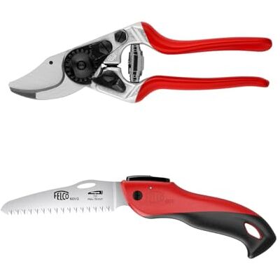 FELCO Ensemble de sécateur compact 14 et scie pliante 601, outils indispensables pour le jardinage et la coupe précise - Publicité FELCO Ensemble de sécateur compact 14 et scie pliante 601, outils indispensables pour le jardinage et la coupe précise - Publicité