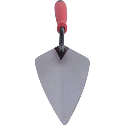 Marshalltown Truelle , truelle large de style londonien avec poignée souple, acier, 279x140 mm - Publicité Marshalltown Truelle , truelle large de style londonien avec poignée souple, acier, 279x140 mm - Publicité