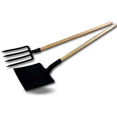 KIBROS Kit fourche bêche 4 dents larges + pelle carrée manche bois acier Fourche bêche 4 dents + pelle carrée, manches bois, têtes acier noir, retourner terre jardinage potager terrassement. Publicité KIBROS Kit fourche bêche 4 dents larges + pelle carrée manche bois acier Fourche bêche 4 dents + pelle carrée, manches bois, têtes acier noir, retourner terre jardinage potager terrassement. Publicité