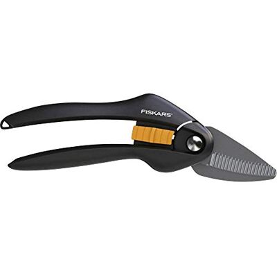 Fiskars Coupe-tout, Longueur: 20,8 cm, Lames en Acier Noir/Orange, SingleStep, SP28, 1000571 - Publicité Fiskars Coupe-tout, Longueur: 20,8 cm, Lames en Acier Noir/Orange, SingleStep, SP28, 1000571 - Publicité