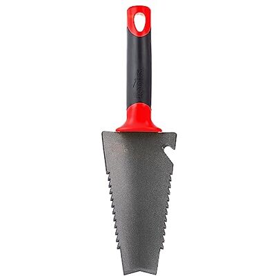 ROOTSLAYER Radius Garden 17011 Root Slayer Truelle à Main dentelée en Acier au Carbone avec Étui - Publicité ROOTSLAYER Radius Garden 17011 Root Slayer Truelle à Main dentelée en Acier au Carbone avec Étui - Publicité