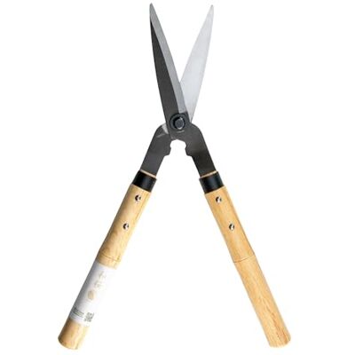 Wazakura Petits cisailles à gazon – Cisaille à gazon manuelle japonaise en acier au carbone, forgée à la main au Japon – Ciseaux de précision pour bonsaï, pelouse et jardinage - Publicité Wazakura Petits cisailles à gazon – Cisaille à gazon manuelle japonaise en acier au carbone, forgée à la main au Japon – Ciseaux de précision pour bonsaï, pelouse et jardinage - Publicité