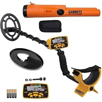 Garrett Metal Detectors Garrett ACE 300 Kit détecteur de métaux avec objectif numérique, résolution du fer, fréquence réglable, avec pointeur Pro, casque et cache Searchcoil - Publicité Garrett Metal Detectors Garrett ACE 300 Kit détecteur de métaux avec objectif numérique, résolution du fer, fréquence réglable, avec pointeur Pro, casque et cache Searchcoil - Publicité