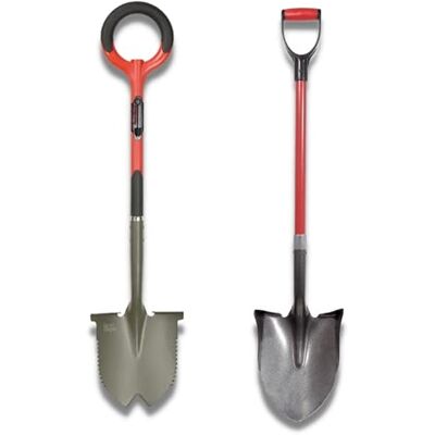 Venteo Pelle Ronde RootSlayer + pelle à rebords RootSlayer Outils de Jardin Multifonctions Idéal pour Tous Types de sols - Publicité Venteo Pelle Ronde RootSlayer + pelle à rebords RootSlayer Outils de Jardin Multifonctions Idéal pour Tous Types de sols - Publicité