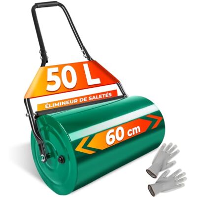 tectake ® Rouleau à Gazon Rouleau de Jardin, Tambour 60 cm Équipé d'un racleur Lestage Eau ou Sable, Entretien Pelouse, pour Semis et Graines, Outil de Jardinage, Jardin, Aide la Pousse du Gazon - Publicité tectake ® Rouleau à Gazon Rouleau de Jardin, Tambour 60 cm Équipé d'un racleur Lestage Eau ou Sable, Entretien Pelouse, pour Semis et Graines, Outil de Jardinage, Jardin, Aide la Pousse du Gazon - Publicité