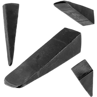 KADAX Cale de fendage en acier 16,5 x 3,5 x 4 cm Cale manuelle pour abattre et fendre le bois Solide Grenade fendeuse - Publicité KADAX Cale de fendage en acier 16,5 x 3,5 x 4 cm Cale manuelle pour abattre et fendre le bois Solide Grenade fendeuse - Publicité