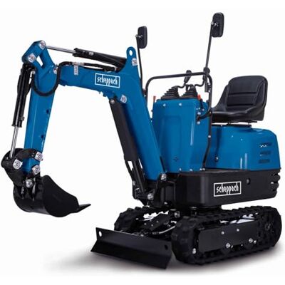 Scheppach EXC815 Mini-Pelle Thermique avec entraînement par chaîne et démarrage électrique 8,5CV Largeur 690mm Profondeur d'excavation 1200mm Portée 2330mm Pelle et Lame niveleuse incluses - Publicité Scheppach EXC815 Mini-Pelle Thermique avec entraînement par chaîne et démarrage électrique 8,5CV Largeur 690mm Profondeur d'excavation 1200mm Portée 2330mm Pelle et Lame niveleuse incluses - Publicité