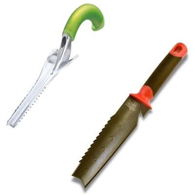 Venteo Désherbeur ergonomique + Couteau de sol à main outils de qualité supérieure Creuser/désherber - Publicité Venteo Désherbeur ergonomique + Couteau de sol à main outils de qualité supérieure Creuser/désherber - Publicité