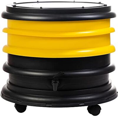 WormBox Lombricomposteur 2 Plateaux Jaune 32 litres Compostez Vos déchets organiques, Les vers de Terre/lombrics produisent du lombricompost - Publicité WormBox Lombricomposteur 2 Plateaux Jaune 32 litres Compostez Vos déchets organiques, Les vers de Terre/lombrics produisent du lombricompost - Publicité