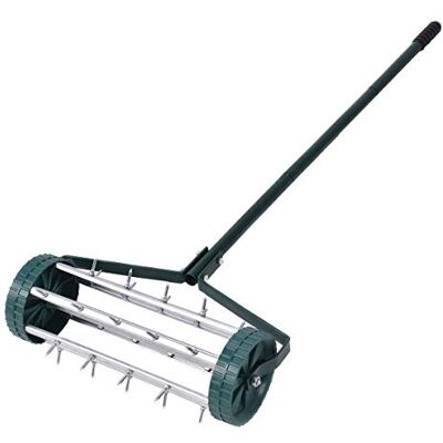 COSTWAY Scarificateur Manuel Rouleau d'Aérateur avec Confortable Longue Poignée pour Pelouse Gazon Jardin 44 x 15 x 126 CM Vert - Publicité COSTWAY Scarificateur Manuel Rouleau d'Aérateur avec Confortable Longue Poignée pour Pelouse Gazon Jardin 44 x 15 x 126 CM Vert - Publicité